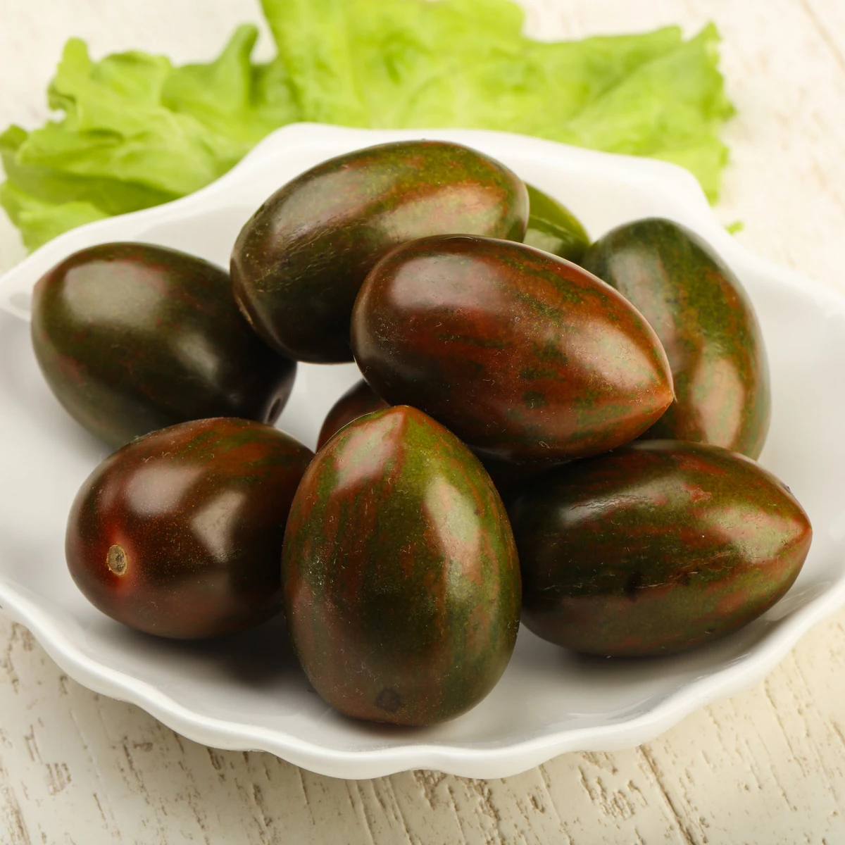 BIO Rajče Černá švestka - Solanum lycopersicum - bio semena rajčete - 7 ks