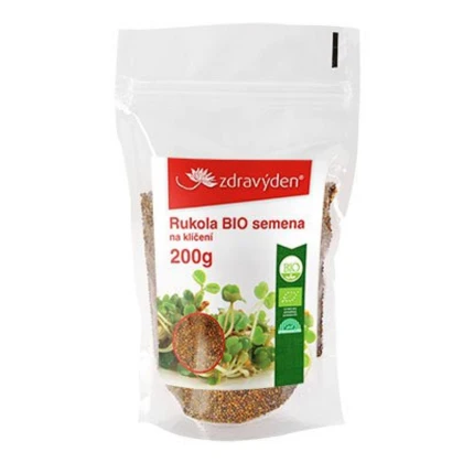 BIO Rukola - Eruca sativa - bio semena na klíčení - 200 g