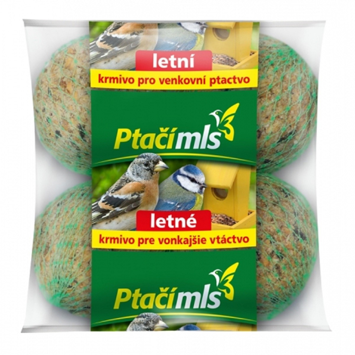 Ptačí mls - Lojové koule - Letní krmivo - 4 ks