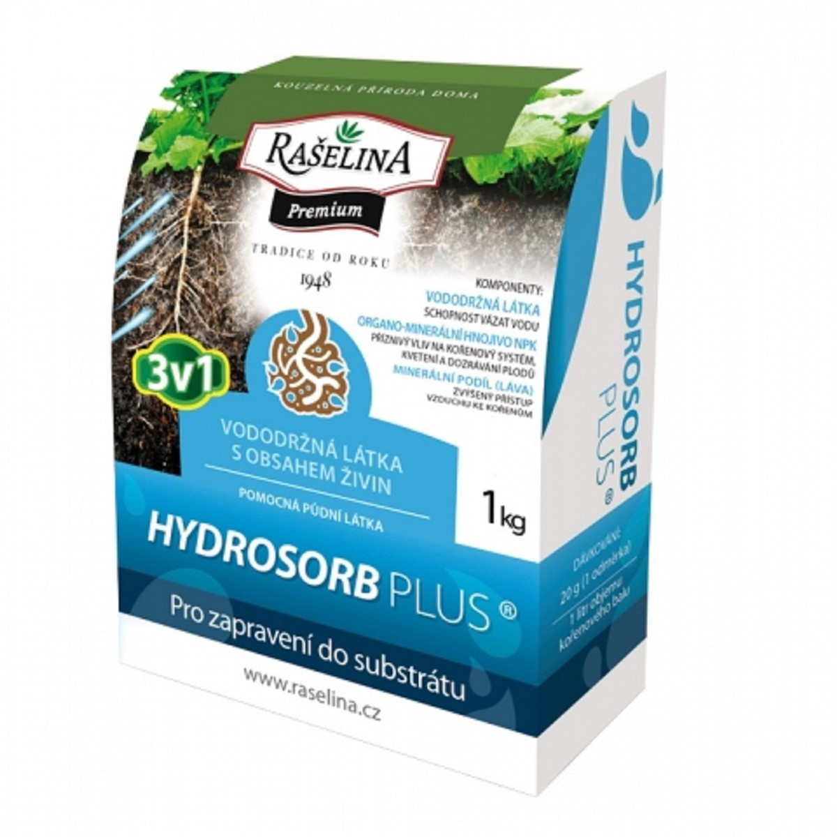 Hydrosorb Plus Premium - Rašelina - hnojivo - 1 kg