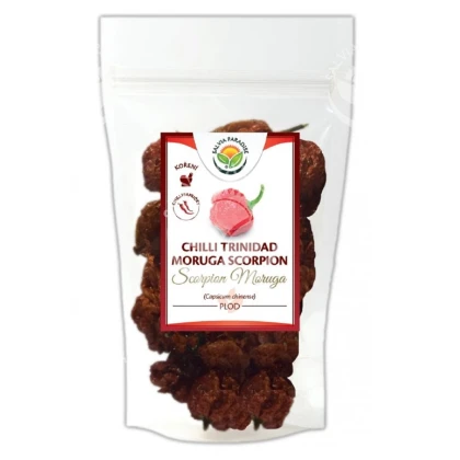 Chilli Trinidad Moruga Scorpion - Capsicum chinense - sušený plod - 10 g