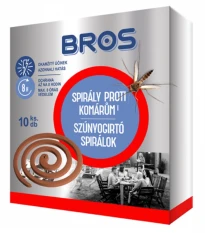 Spirály proti komárům - Bros - ochrana proti hmyzu - 10 ks
