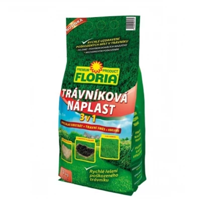 Trávníková náplast 3 v 1 - semena Floria - směs - 1 kg