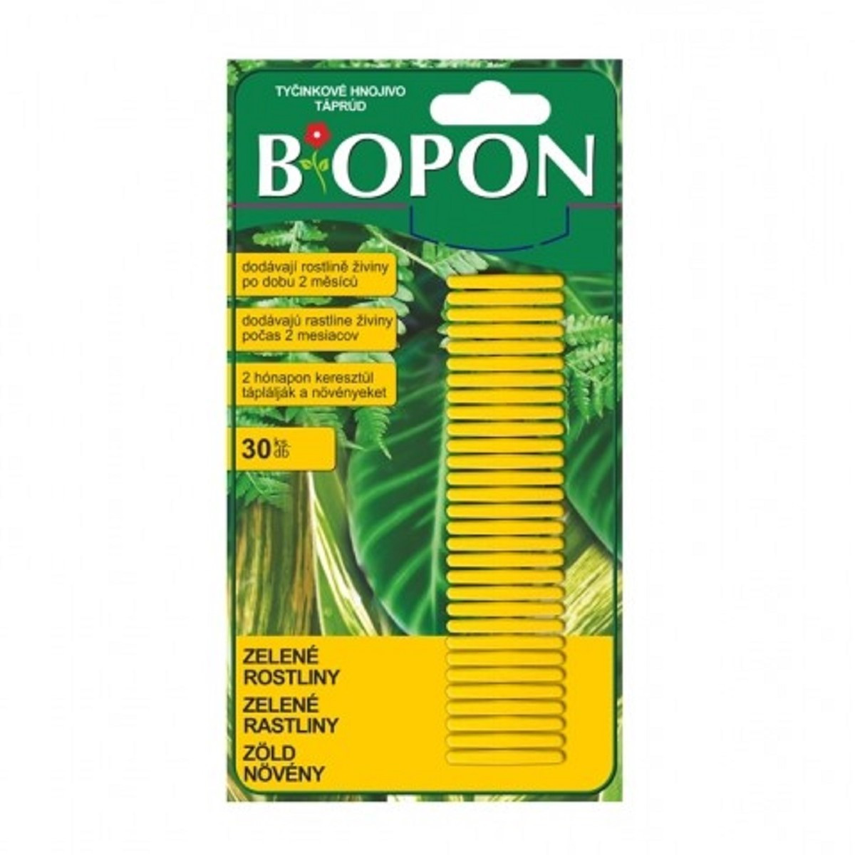 Tyčinkové hnojivo pro zelené rostliny - BoPon - hnojivo - 30 ks