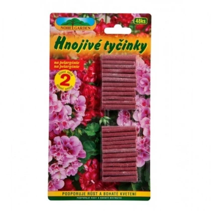 Tyčinkové hnojivo pro balkónové rostliny - Nohel Garden - hnojivo - 48 ks