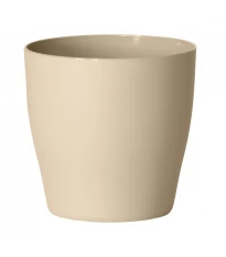 Obal na květináč LIVING tmavě béžový - 15 x 15 cm - 1 ks