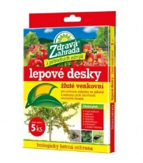 Lepové desky žluté barvy na mšice - Zdravá zahrada - ochrana rostlin - 5 ks