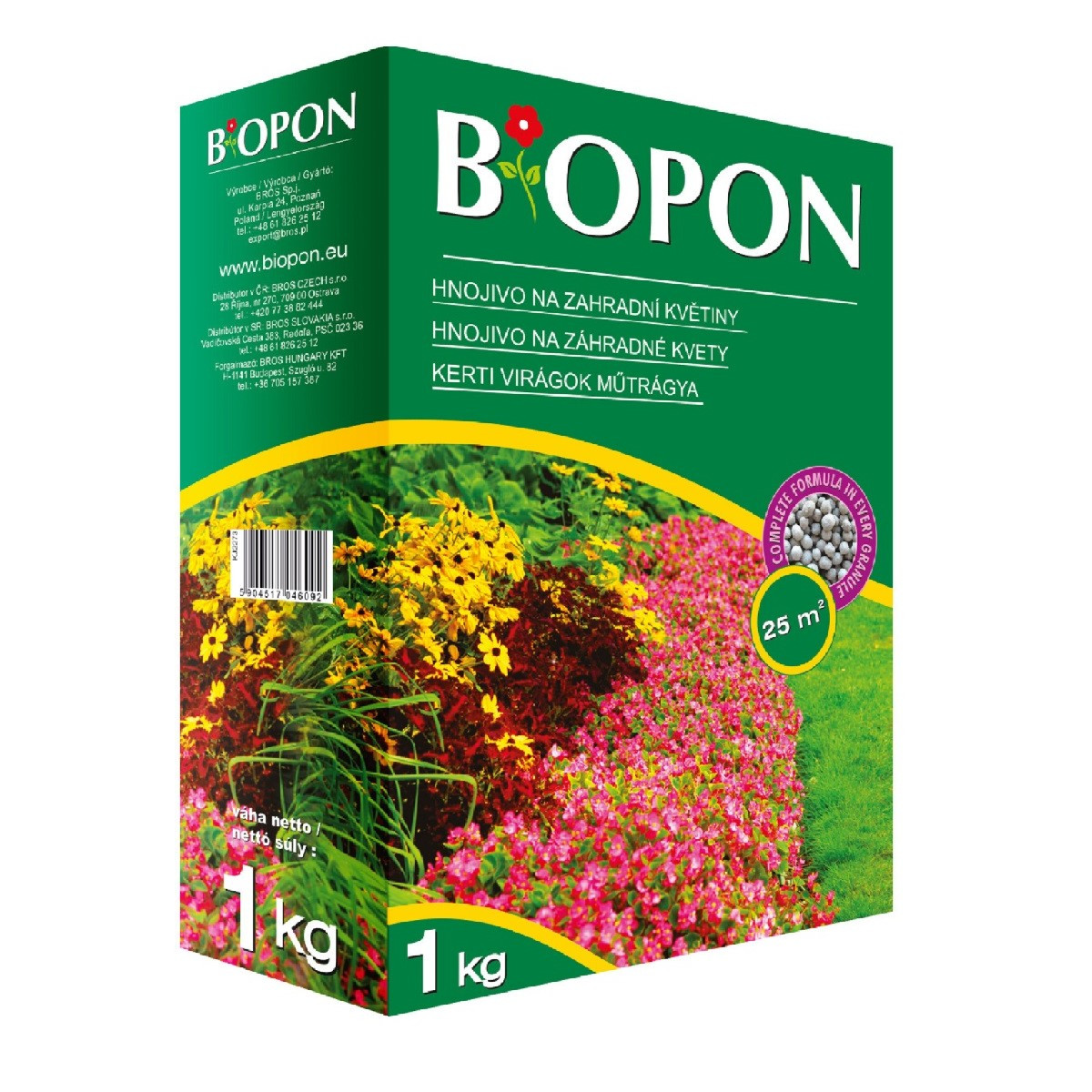 Hnojivo na zahradní květiny - BoPon - hnojivo - 1 kg