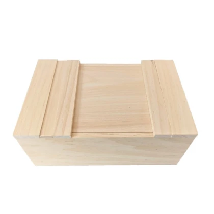 Krabička dřevěná - uzavíratelný box - 1 ks