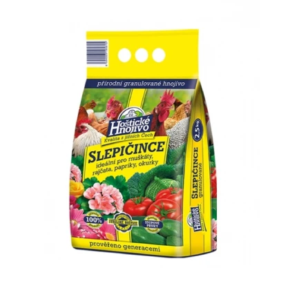 Hoštické slepičince - hnojivo - 2,5 kg
