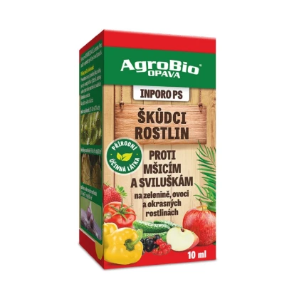 INPORO PS proti mšicím, sviluškám a puklicím - AgroBio - ochrana rostlin - 10 ml