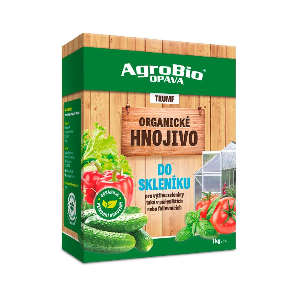 Trumf organické hnojivo do skleníku - AgroBio - hnojivo - 1 kg