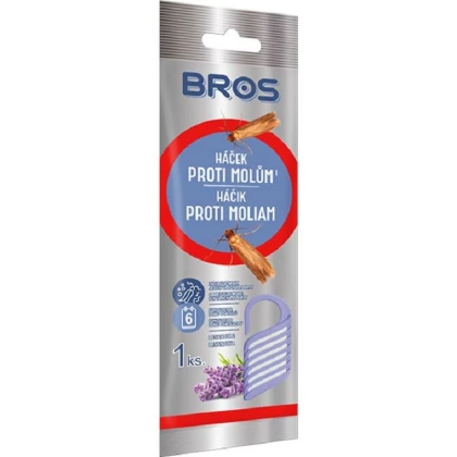 Bros háček proti molům s vůni levandule - Bros - ochrana proti hmyzu - 1 ks