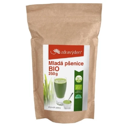 Mladá pšenice BIO - prášek - bio kvalita - 250 g