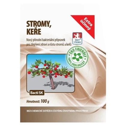 Bacti SK - Stimulátor zdraví rostlin pro stromy a keře - 100 g