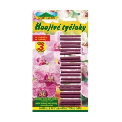 Tyčinkové hnojivo pro orchideje - Nohel Garden - hnojivo - 20 ks