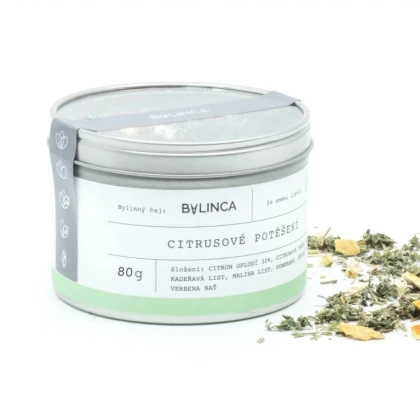 Citrusové potěšení - čajová směs - bylinný čaj - 80 g