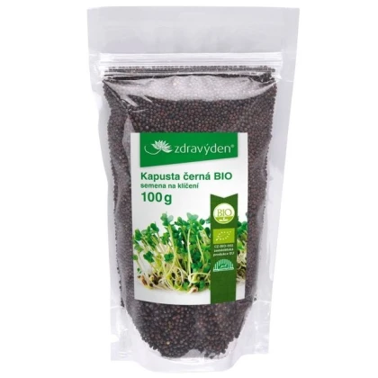 BIO Kapusta černá - Brassica Oleracea - bio semena na klíčení - 100 g