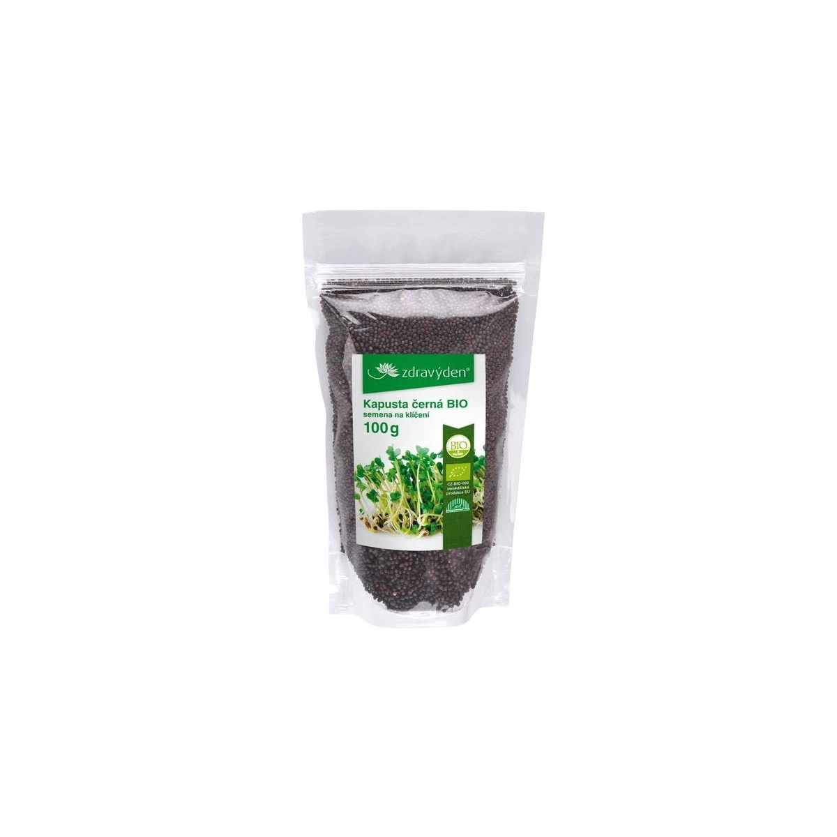 BIO Kapusta černá - Brassica Oleracea - bio semena na klíčení - 100 g