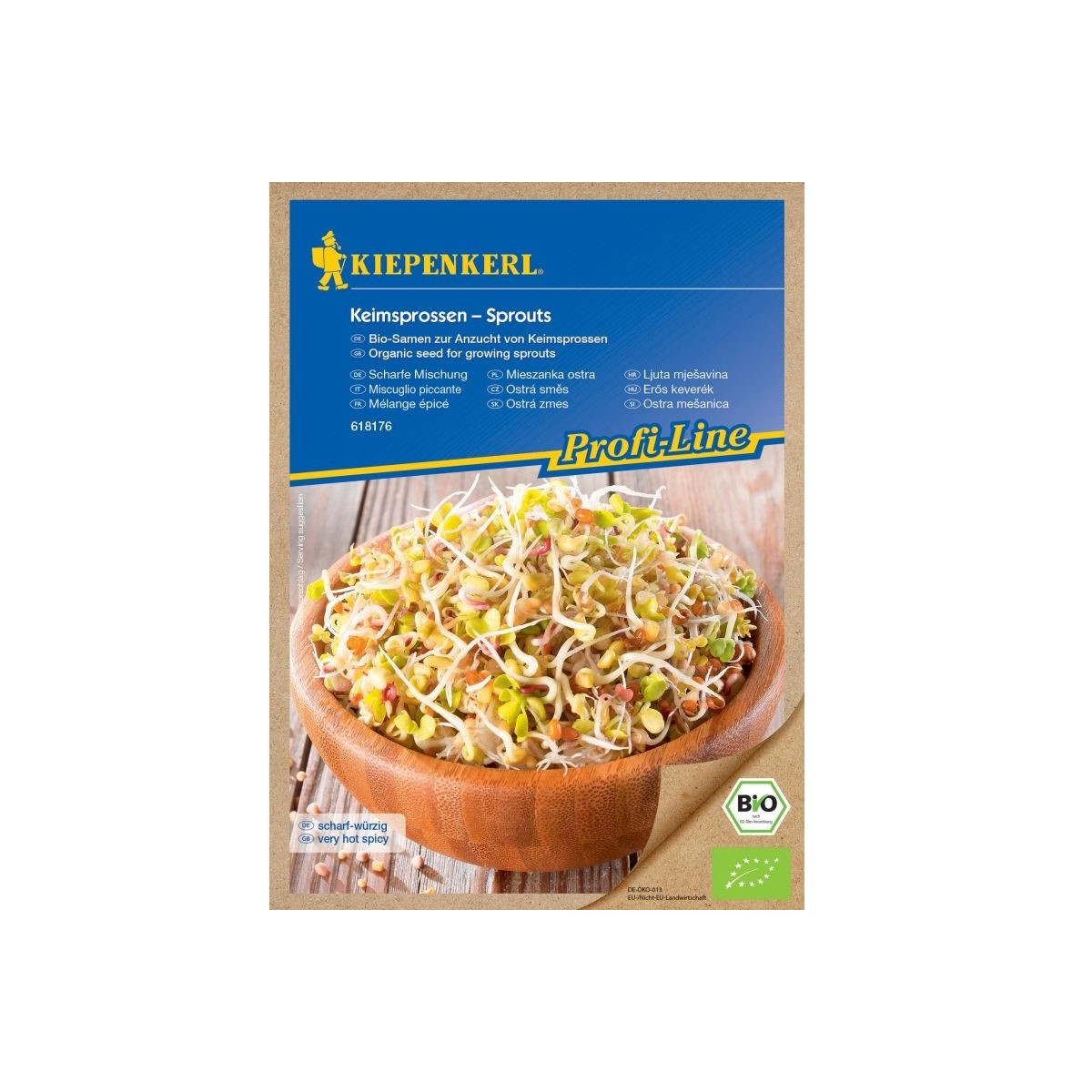 BIO Ostrá směs - bio semena na klíčení - 40 g