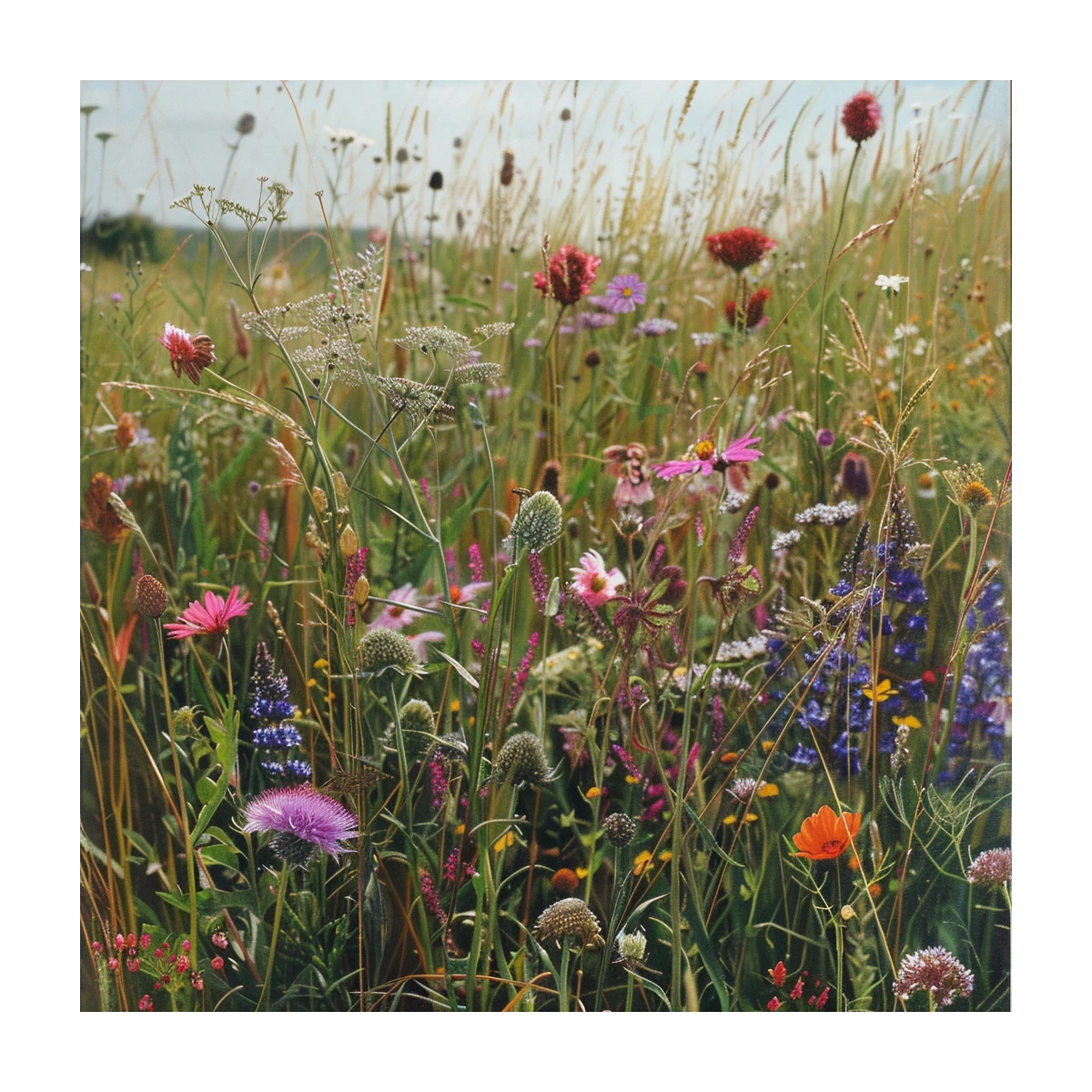 Louka na výsušnou půdu - semena Planta Naturalis - květnatá směs -10 g