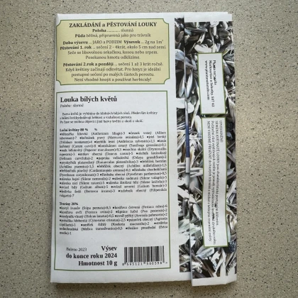 Bílá louka krajková - semena Planta Naturalis - směs - 10 g