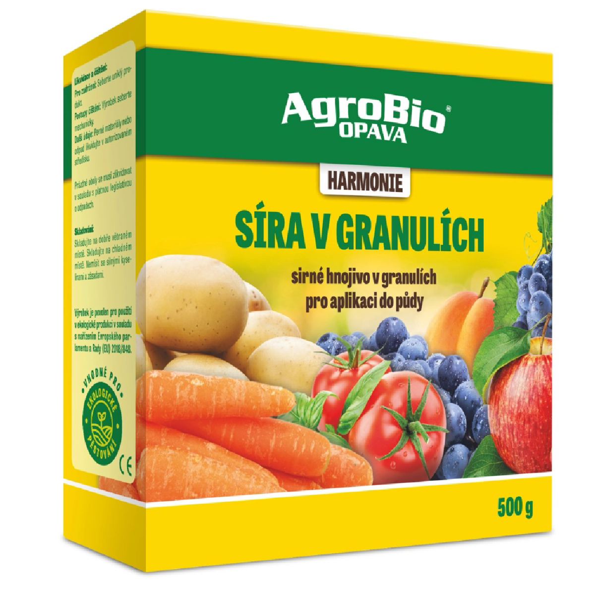 HARMONIE Síra v granulích - AgroBio - hnojivo - 500 g
