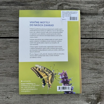 Moje motýlí zahrada - kniha - 1 ks