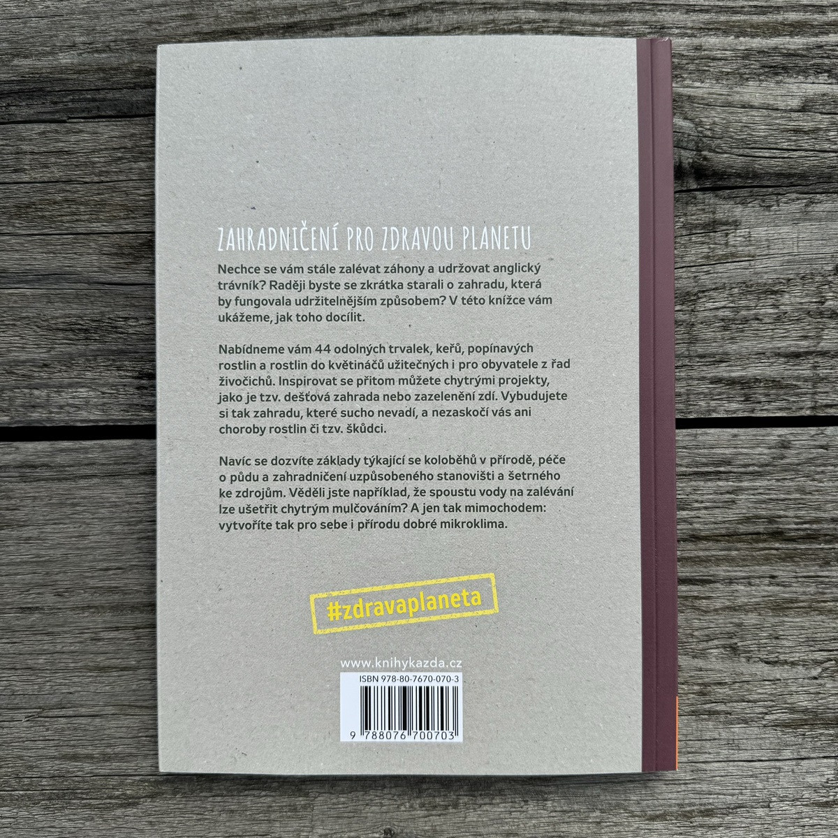 Zahrada bez zalévání - kniha - 1 ks