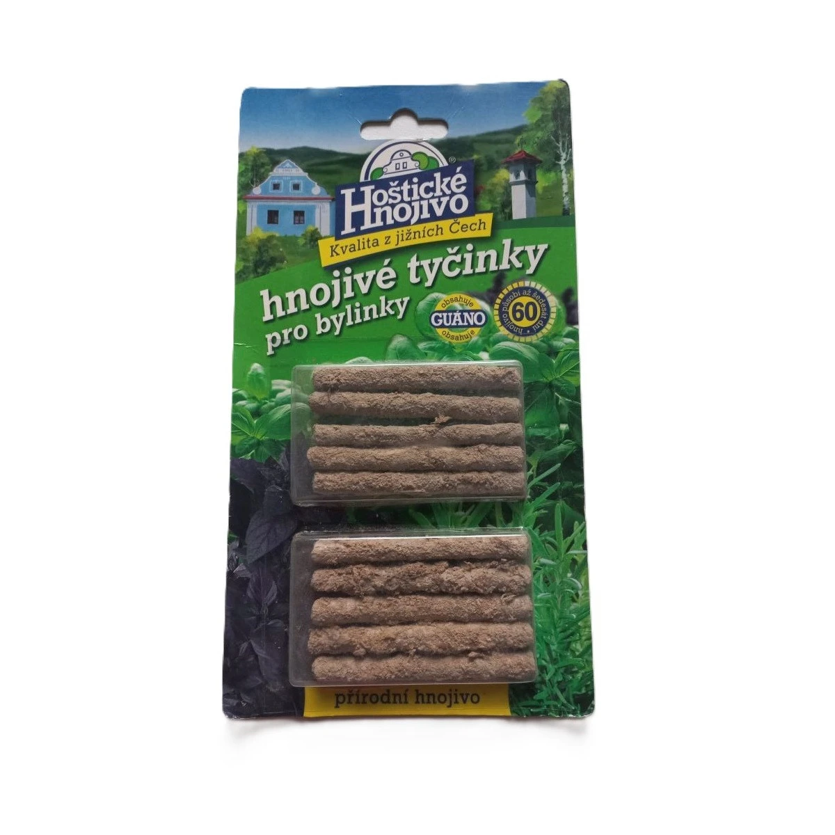 Hoštické tyčinkové hnojivo pro bylinky - hnojivo - 10 ks