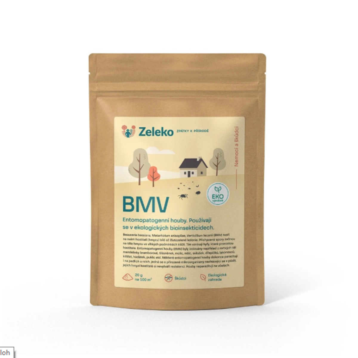 BMV - přirozené entomopatogenní houby - ochrana rostlin - 100 g