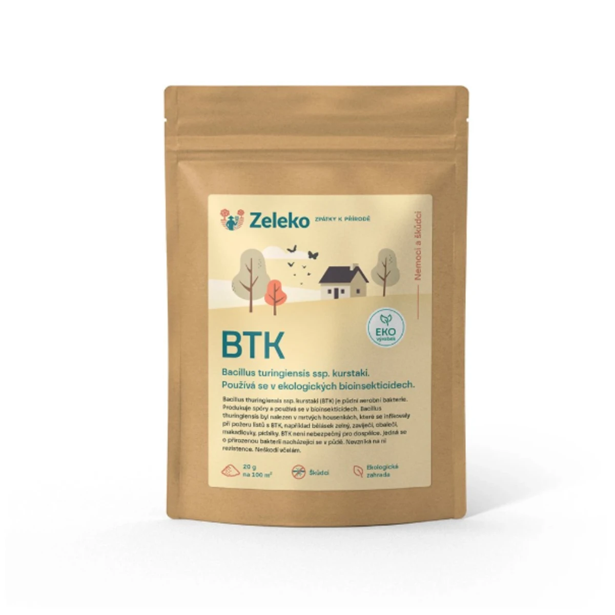 BTK požer - požer housenkami - ochrana rostlin - 100 g