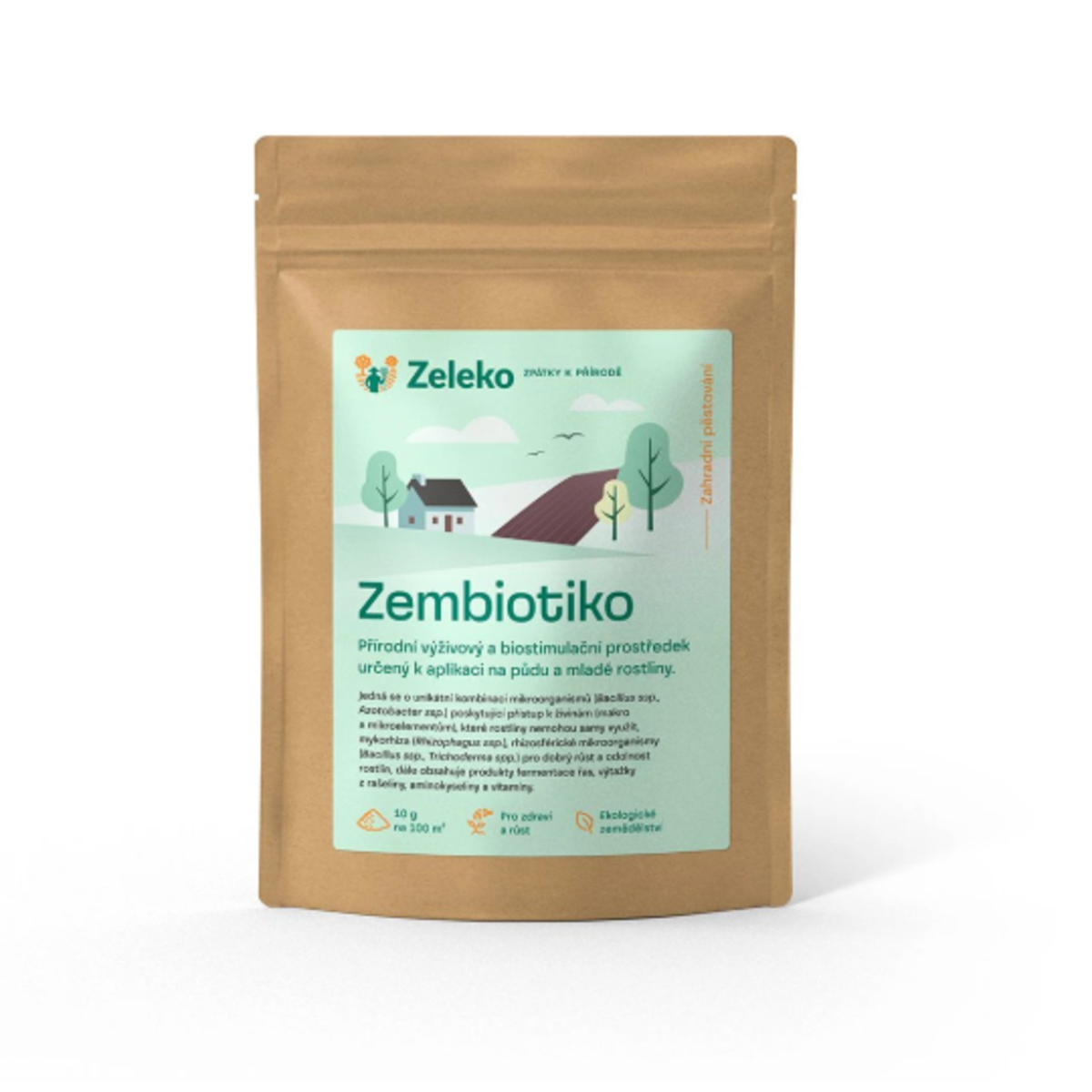 Zembiotiko - půdní biostimulant - Zeleko - 100 g