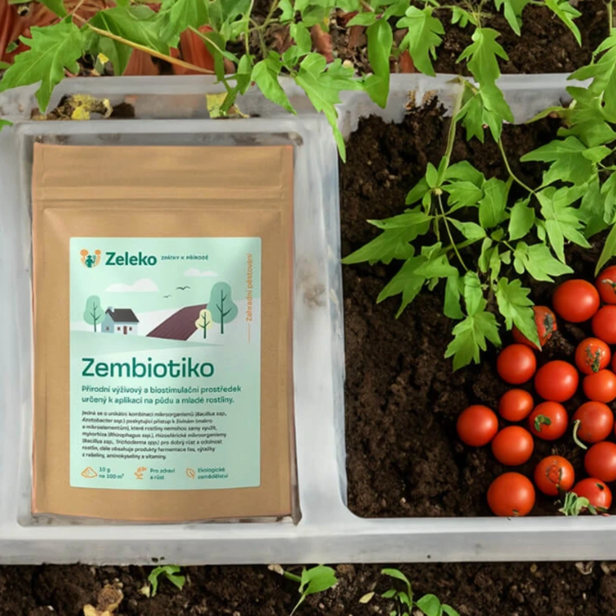 Zembiotiko - půdní biostimulant - Zeleko - 100 g