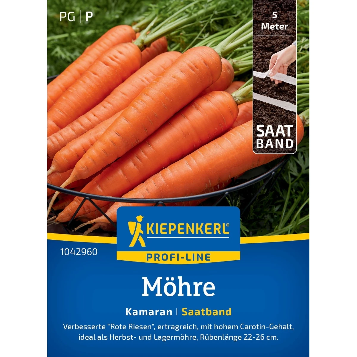 Mrkev Kamaran F1 - výsevný pásek - 1 ks