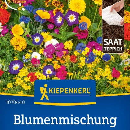 Květinový mix - výsevný koberec - 15x150 cm - 1 ks