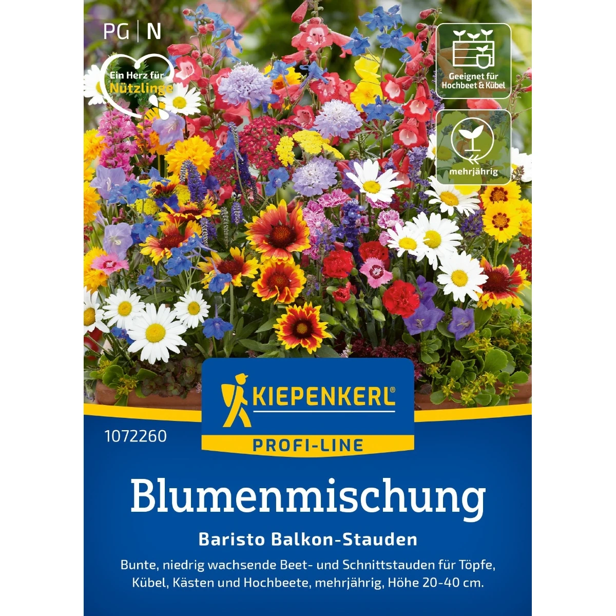 Květinová směs Baristo - trvalky na balkón - semena Kiepenkerl - 1 ks