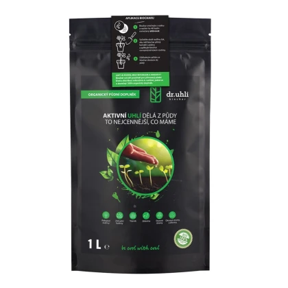 Biochar - aktivní uhlí k rostlinám - Devrakon - 1 l