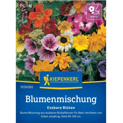 Směs květin - jedlé květy - semena Kiepenkerl - 1 ks