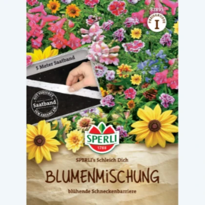 Rozkvetlá zábrana proti slimákům - výsevný pásek - Sperli - 1 ks