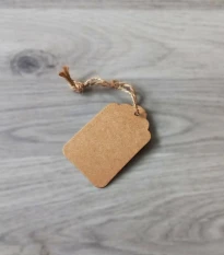 Jmenovka na dárky papírová - dárkové doplňky - 1 ks