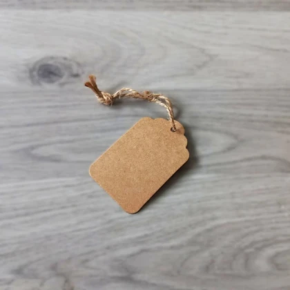 Jmenovka na dárky papírová - dárkové doplňky - 1 ks