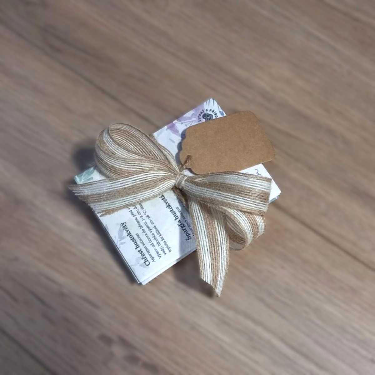 Jmenovka na dárky papírová - dárkové doplňky - 1 ks