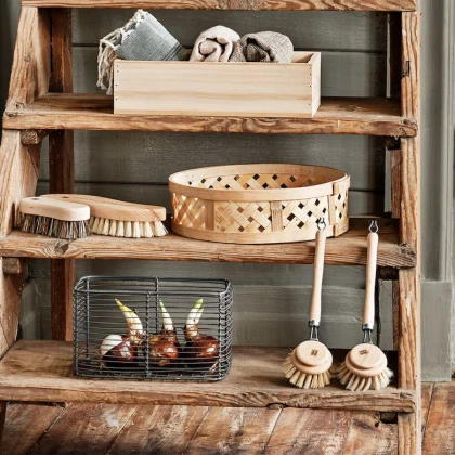 Kartáč na nádobí z přírodních vláken - Strömshaga AB - 1 ks