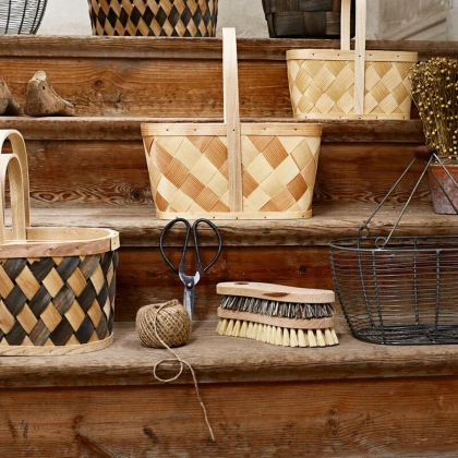 Dřevěný čisticí kartáč z přírodních vláken - Strömshaga AB - 1 ks