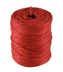 Juta - jutový provázek na cívce - červený - 70 m - Strömshaga AB - 1 ks