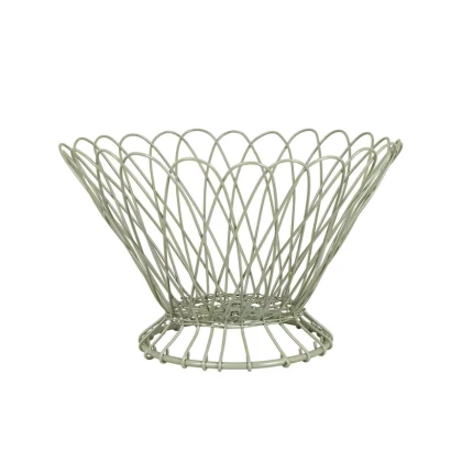 Drátěný košík - zelený - Strömshaga AB - 1 ks