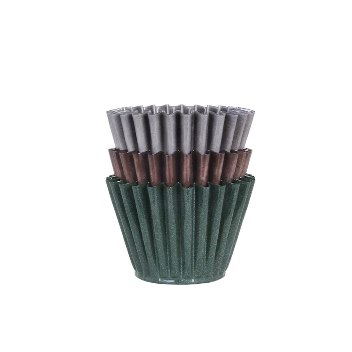 Kovový květináč Ronja - zelený - vel. XS - Strömshaga AB - 1 ks