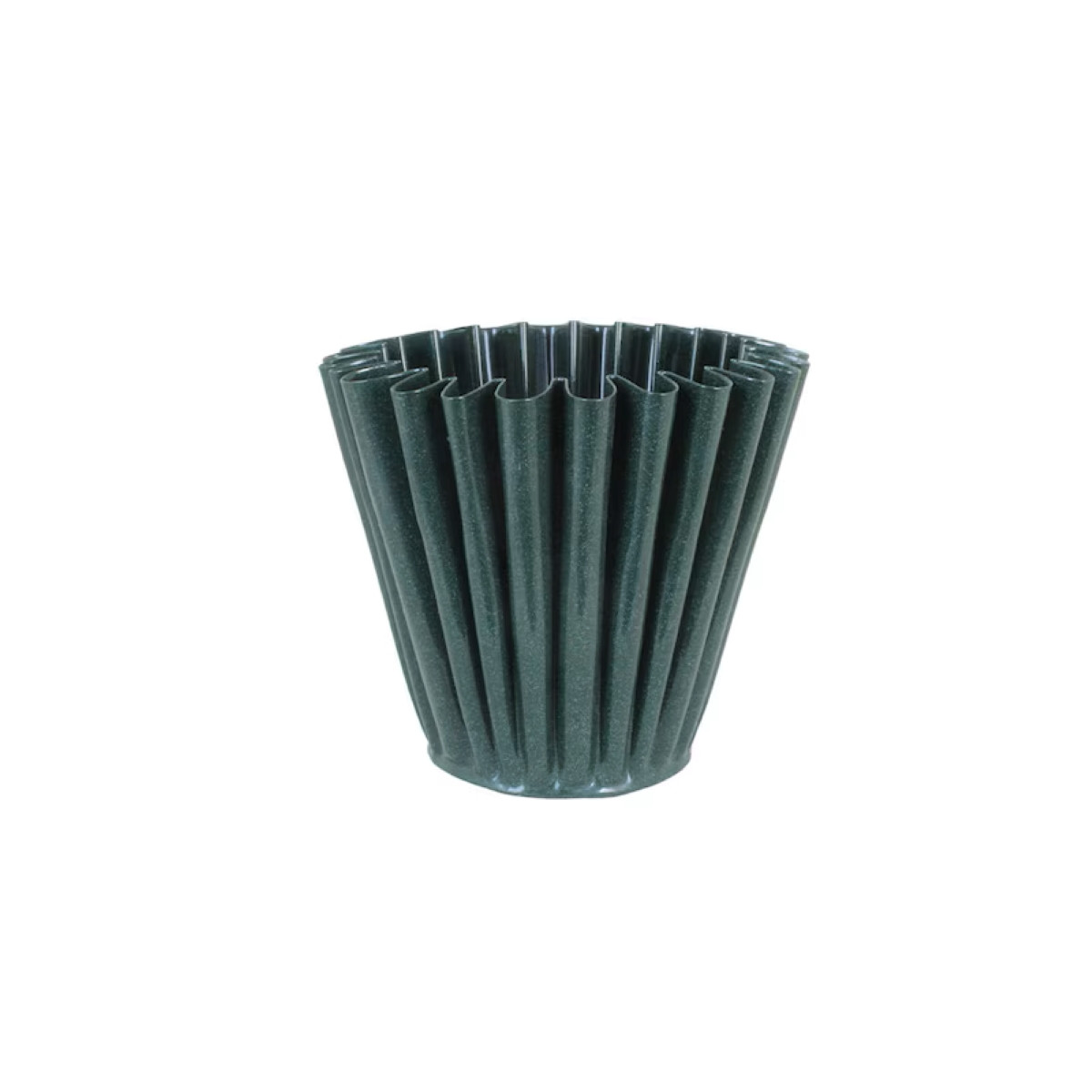 Kovový květináč Ronja - zelený - vel. M - Strömshaga AB - 1 ks