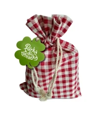 Látkový sáček s visačkou - vhodný pro dárkové balení semen - 1 ks